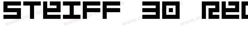 steiff 30 Regular字体转换